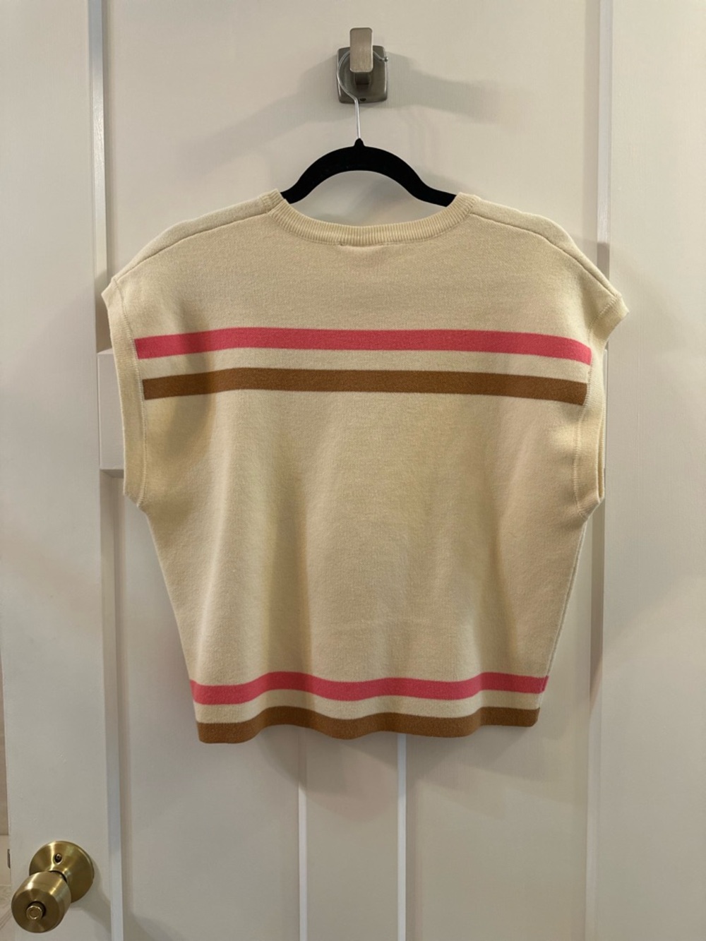 Queen of sparkles new western Cream Striped Sweater with Rodeo Graphic - Picture 3 of 5